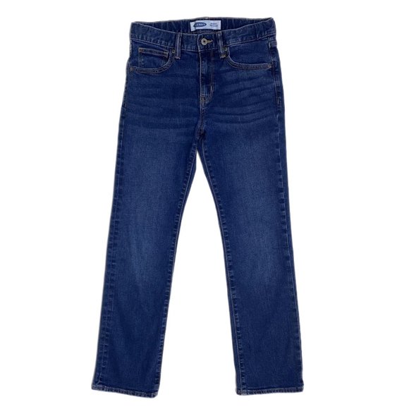 Old Navy Boys Straight Leg Jeans with Built-In Flex Size 12 - Picture 1 of 7
